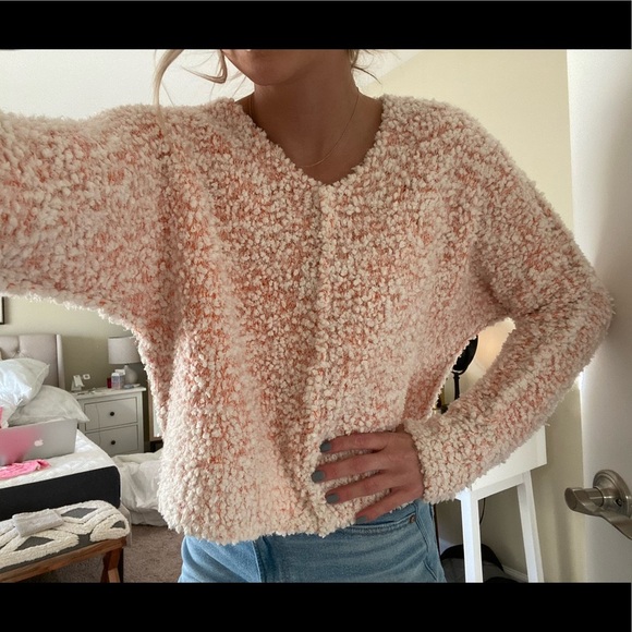 Fuzzy Long Sleeve Sweater - Picture 1 of 3